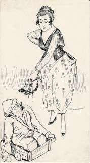 Giove Toppi - Illustraz. orig. "Prendete pover’uomo" (Anni ’20)  - Other | Catawiki