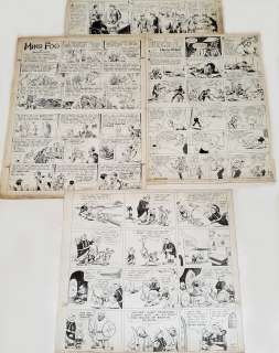 4 Comic Newspaper Original Ink Drawing Milt Gross Brandon Walsh Harry O’Neill Hal Forrest Cartoon An | Hess Fine Auctions