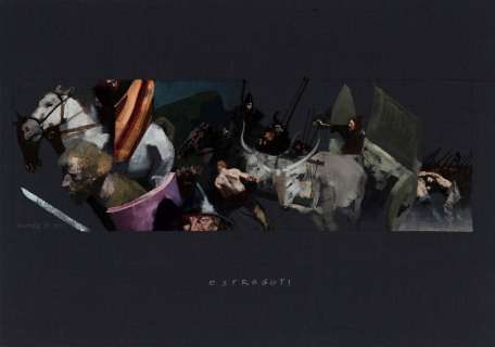 Pintér Ferenc - "Ostrogoti", 1991 | Urania Casa d’Aste