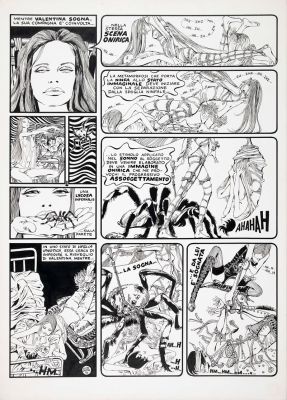 Guido Crepax | Lot 827 - Valentina - La forza di gravità | Finarte