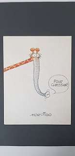 Mordillo, Guillermo  - Dessin original couleur - Les Girafes | Catawiki