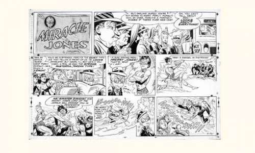 PLANCHES et DESSINS ORIGINAUX HOGARTH. Â« Miracle Jones Â» Encre de Chine | Tessier Sarrou