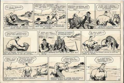 Dick Fulmine - Carlo Cossio - original page - anni ’40 - EO | Catawiki