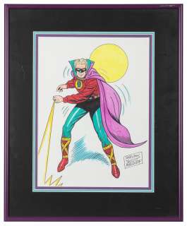 Sheldon “Shelly” Moldoff Signed Green Lantern Comic Illustr... | Potter & Potter