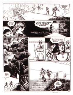 Ribera | LE VAGABOND DES LIMBES LES LOUPS DE KOHM Planche originale n° 12 | Kahn et Associés