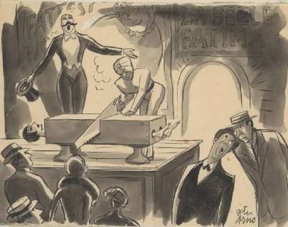 50: Arno New Yorker 1950s cartoon original comic art