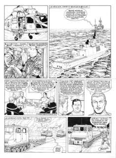 Bergèse. Planche originale Buck Danny | BDEnchères