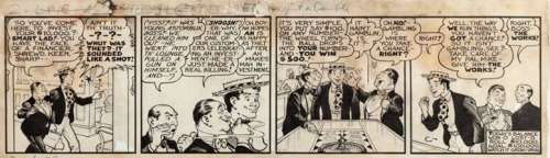 Al Capp, Li’l Abner Daily Comic Strip Circa 1938 | ComicArtFans Classifieds