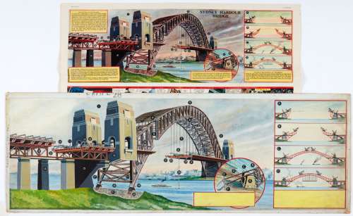 Eagle original double page artwork of Sydney Harbour Bridge (1954)… | Comic Book Auctions ltd