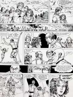 Paape | Luc Orient, planche n°38 Ã  l’encre de Chine de l… | Banque Dessinée