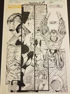 Rob Liefeld, Rob Liefeld, Rob Liefeld - For Sale* 2Nd Appearance of Deadpool And Birth Page Very 1St App of Kane Weapon X Rob Liefeld
