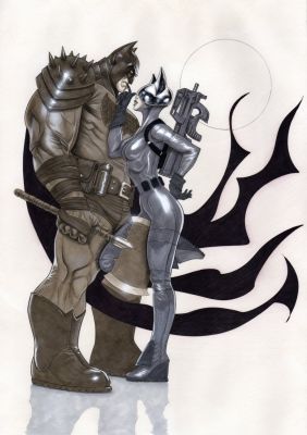 Angel Unzueta | Pin-Up Absolute Batman & Catwoman | The Green Room