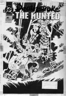 Scott McDaniel | Scott McDaniel - Deathstroke the Hunted 44 Cover (1995) Guy Gardner | ComicArtFans Classifieds