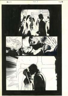 Mignola, Mike (1960) | DRACULA, ISSUE 3, PAGE 15. Encre de Chine sur papier. 25x38... | Coutau Bégarie