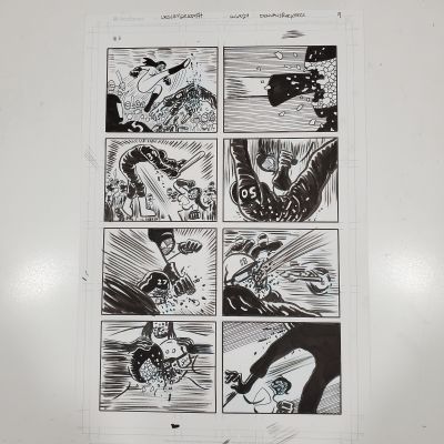 Wesley Griffith, Wesley Griffith, Rocko Jerome | Donna Vs Rockers Page 9 | ComicArtFans Classifieds