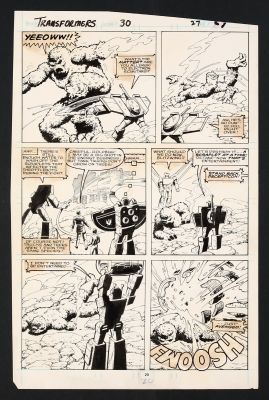 Don Perlin | Transformers #30 (1987) Page 20 Breakdowns By Don Perlin | ComicArtFans Classifieds