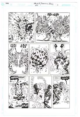 Alan Moore | Hilary Barta | Tomorrow Stories #9 Pg 4 Splash Brannigan | ComicArtFans Classifieds