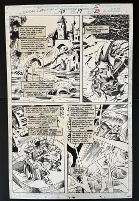 John Buscema, Scott Koblish | John Buscema & Scott Koblish - Doom 2099 #40 Pg 17 | ComicArtFans Classifieds
