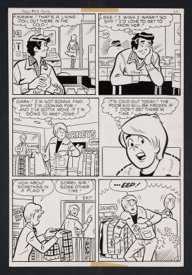 Dan Decarlo, Jim Decarlo | Josie And the Pussycats #89 (1976) Page 12 Pencils By Dan Decarlo, Inks By Jim Decarlo | ComicArtFans Classifieds