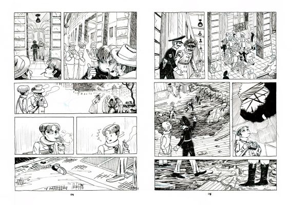 Federico Di Pilla | Cronicas Del Bombardeo Pages 4 And 5 | ComicArtFans Classifieds