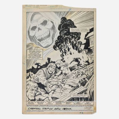 Tuska Nichols, Masters of the Universe: The Movie #1 Story Page 1 Original Art (Star Comics, 1982) | Landry Pop Auctions