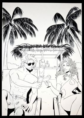 Carola Borelli | X-Men Gambit & Rogue Love Unlimited Issue #6 Panel 29 | ComicArtFans Classifieds