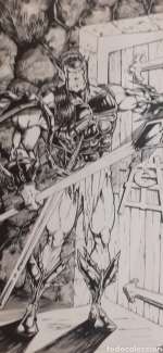 JAIME CALDERON. DIBUJO ORIGINAL A3. ESCOLA FEM ART