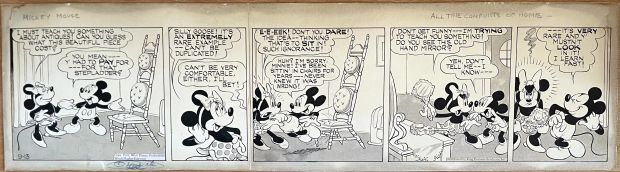 Floyd Gottfredson, Bill Wright, Ted Thwaites - Floyd Gottfredson - Mickey Mouse Daily (1939)