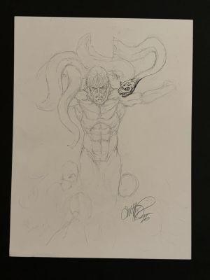 Tim Vigil | Tim Vigil - Christ W. Snake | ComicArtFans Classifieds