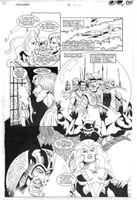 Dameon Willich, Rick Hoberg, Mike Grell | The Warlord (1992) #2 Mini-Series Page 18 Jennifer Morgan Reminiscing About Her Father Travis Morgan! | ComicArtFans Classifieds
