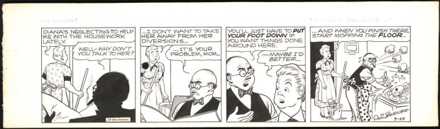 Phil Berube | Oh, Diana! daily strip | Galerie Laqua