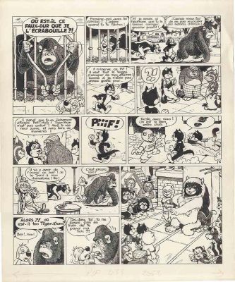 Michel Motti, José Cabrero Arnal (Concept) | Motti, Pif, Tiger Khan, planche n°6, Pif Gadget#433, 1977. | 2DGalleries