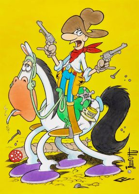 Lot 24 - Salvagno Luca - "Omaggio a Cocco Bill ", 2025 | Urania Casa d’Aste