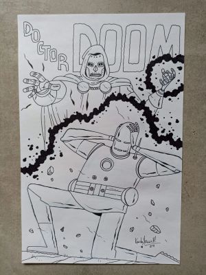 Kundo Krunch | Doctor Doom And Ironman | ComicArtFans Classifieds
