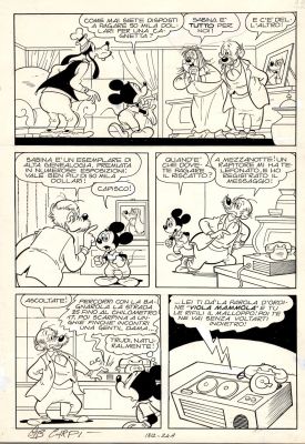 Giovan Battista Carpi | Topolino 1312 Page 12 - Carpi | ComicArtFans Classifieds
