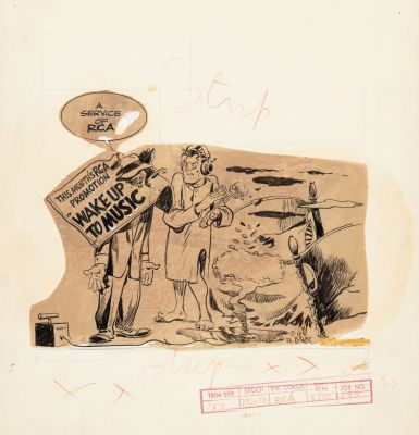 Will Eisner, Wake Up To Music-Rca, 1956 | ComicArtFans Classifieds