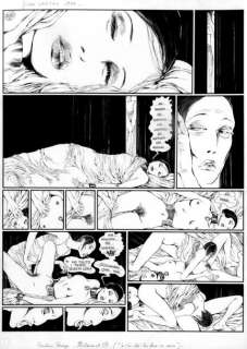 Crepax Guido (1933 - 2003) | CREPAX Guido Â« Histoire d’O Â». Encre de Chine sur papier pour la planc | Tessier Sarrou