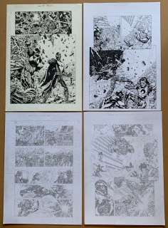 WORLD WIDE WARRIORS (2017) LOT - (12 in Lot) - ORIGINAL ART - ALLAN GOLDMAN - (Artist) 12 x pages | Excalibur Auctions