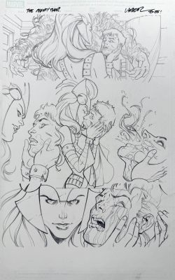 Pepe Larraz | The Mighty Thor #15 P. 9 | The Green Room