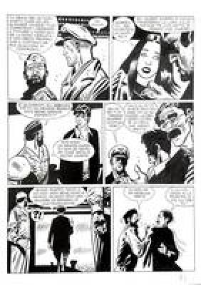 Giancarlo Alessandrini | Original page for Dylan Dog. Cm. 30x42. Ink and felt on board. Mint. Code 2284. | Segni e Disegni