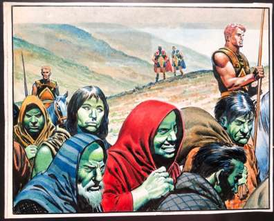 Lawrence. Don - Originele tekening in kleur - Trigië - Laatste uur - (1966) | Catawiki