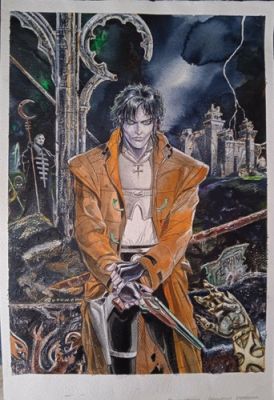 SPLENDIDA UNICA TAVOLA ORIGINALE "BRENDON A FERRARA" di MASSIMO ROTUNDO | eBay Europe