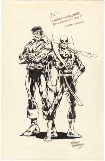 Kerry Gammill - Power Man and Iron Fist - Corner Box Art