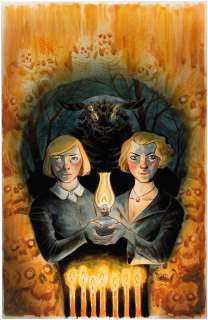 "HARROW COUNTY" #5 COVER ORIGINAL ART BY TYLER CROOK.