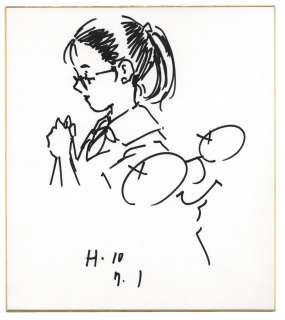 Hiraku Machida Hand-drawn Shikishi | Mandarake (Big Web)