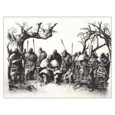Robin Recht | Thorgal Saga - Adieu Aaricia - Page titre de l’édition de luxe | Achetez de l’Art