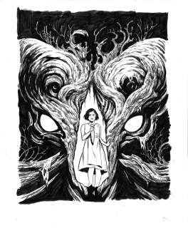 Becky Cloonan - Pan‘s Labyrinth - Criterion Bluray Cover by Becky Cloonan