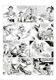 Mitton, Jean-Yves - Originele pagina (p.21) - Bloed en Stilte 7 (De Silence et de Sang) - Het tiende grote Arcanum - (1993) | Catawiki