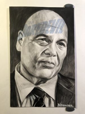 Dan Neidlinger | Wilson Fisk on Daredevil Sketch Cover | Raremarq (Buy It Now)
