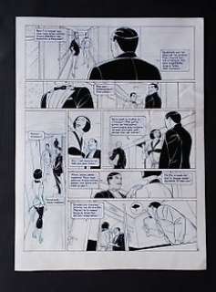  - Miniac, Jean-François  - Originele pagina - Agatha Christie - Moord in de Oriënt-Express  - (1995) 